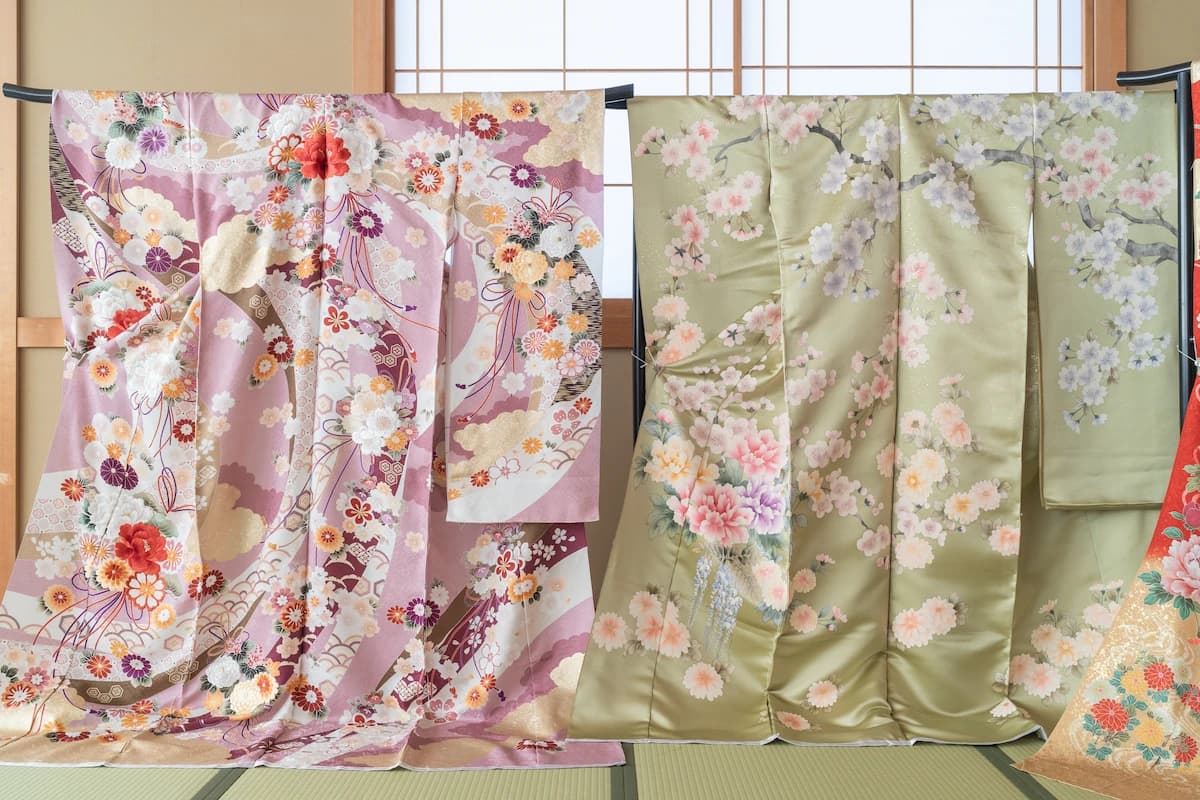 婚礼衣装(振袖)の展示